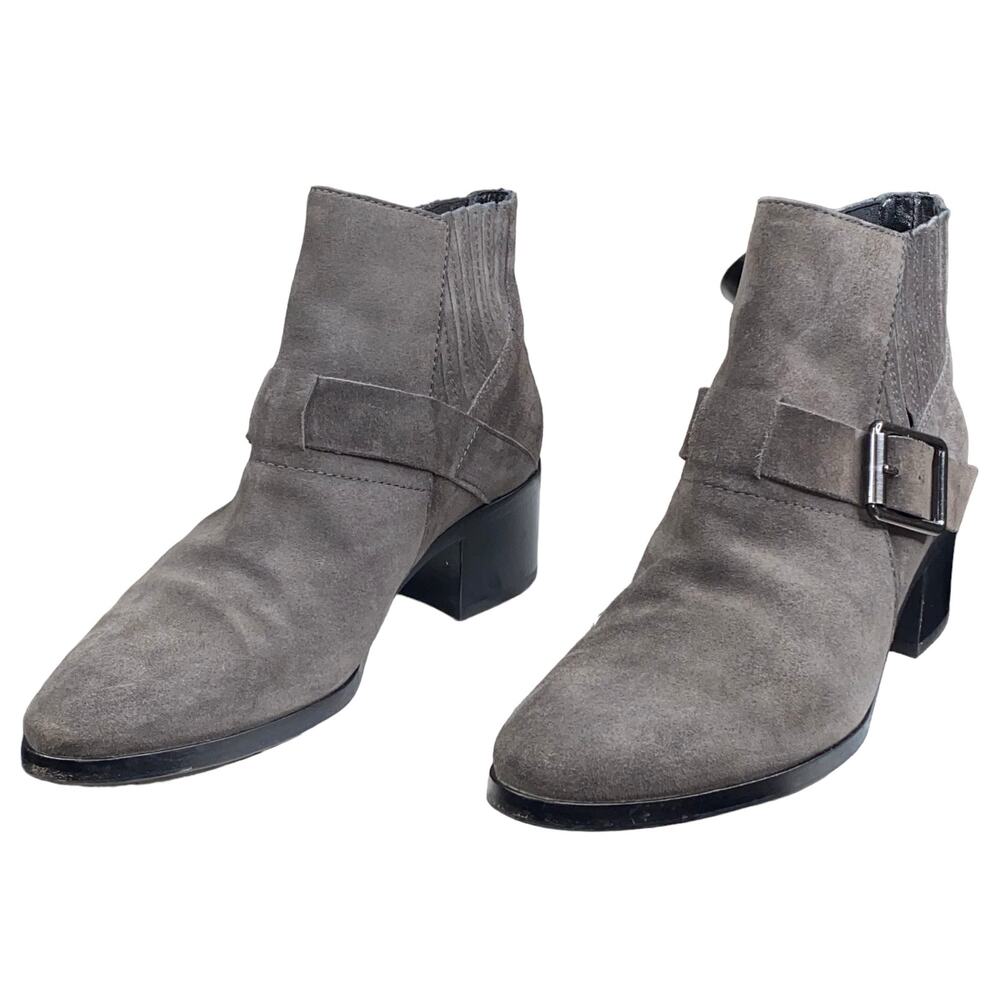 Aquatalia Women’s Foster Grey Suede Ankle Boot Size US 9.5 - Picture 6 of 11